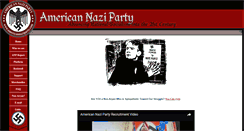 Desktop Screenshot of americannaziparty.com