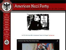 Tablet Screenshot of americannaziparty.com